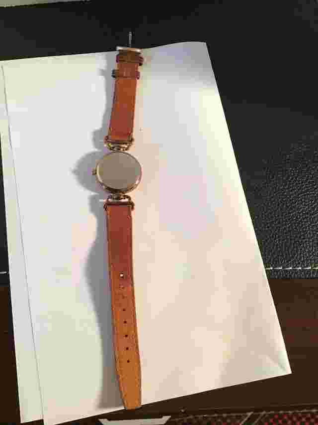 Axcess French Genuine Leather Quartz Analog Ladies Watch