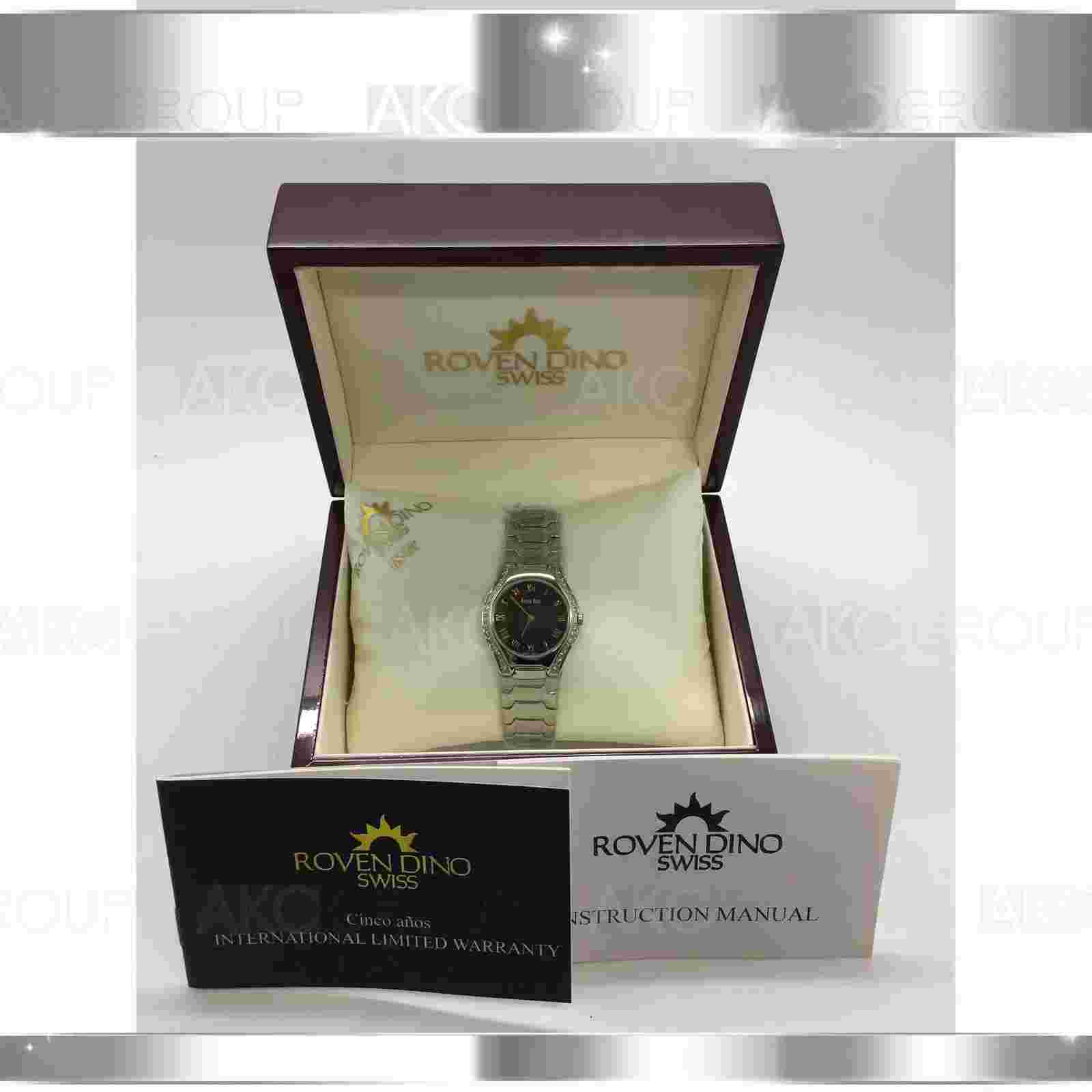 Roven Dino Capri Real Diamond 2019LDP02X Stainless Steel Swiss Movet Women Watch