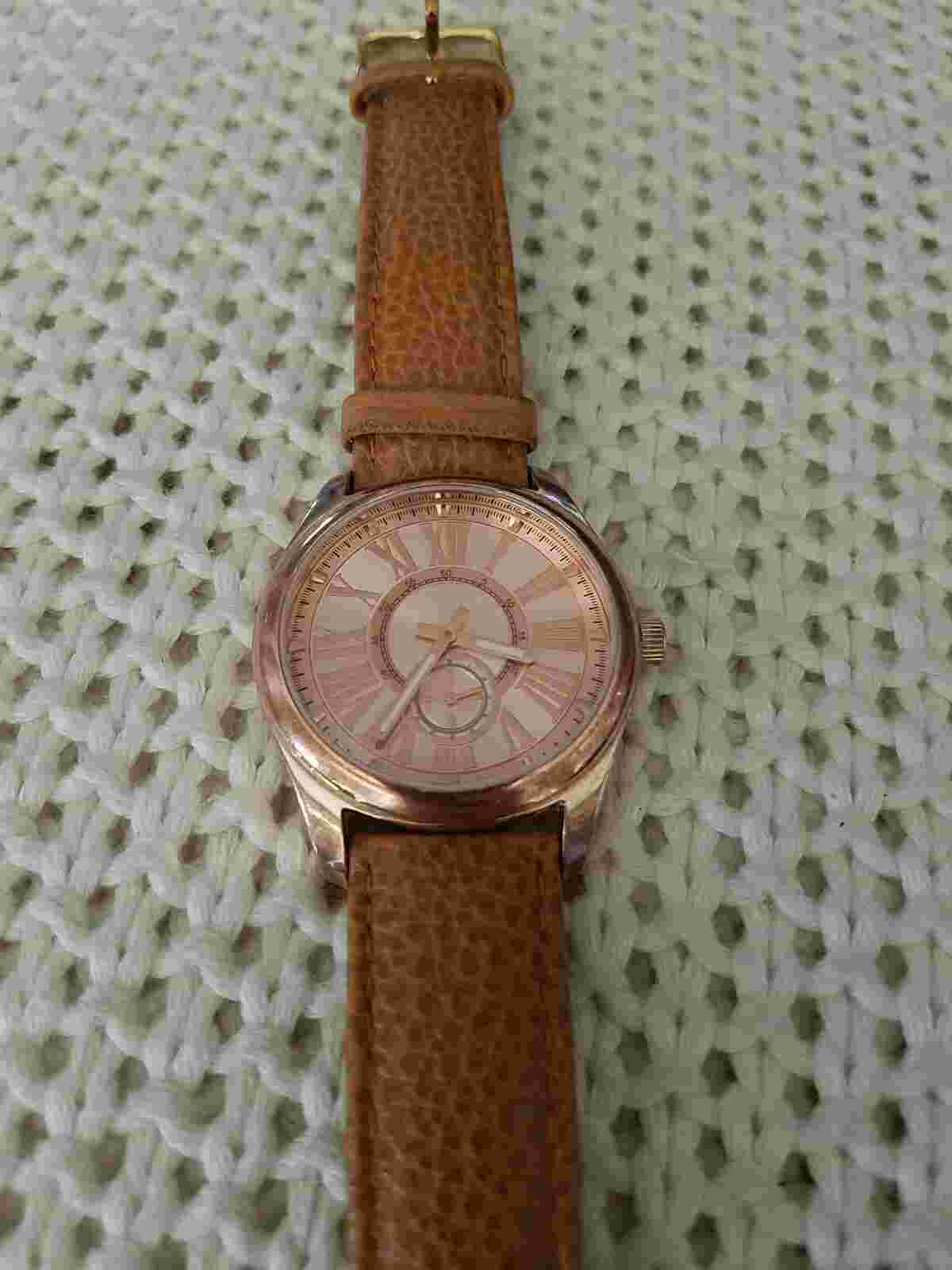 Bronzo Italia Vintage Style Bronze Ladies Large Dial Watch
