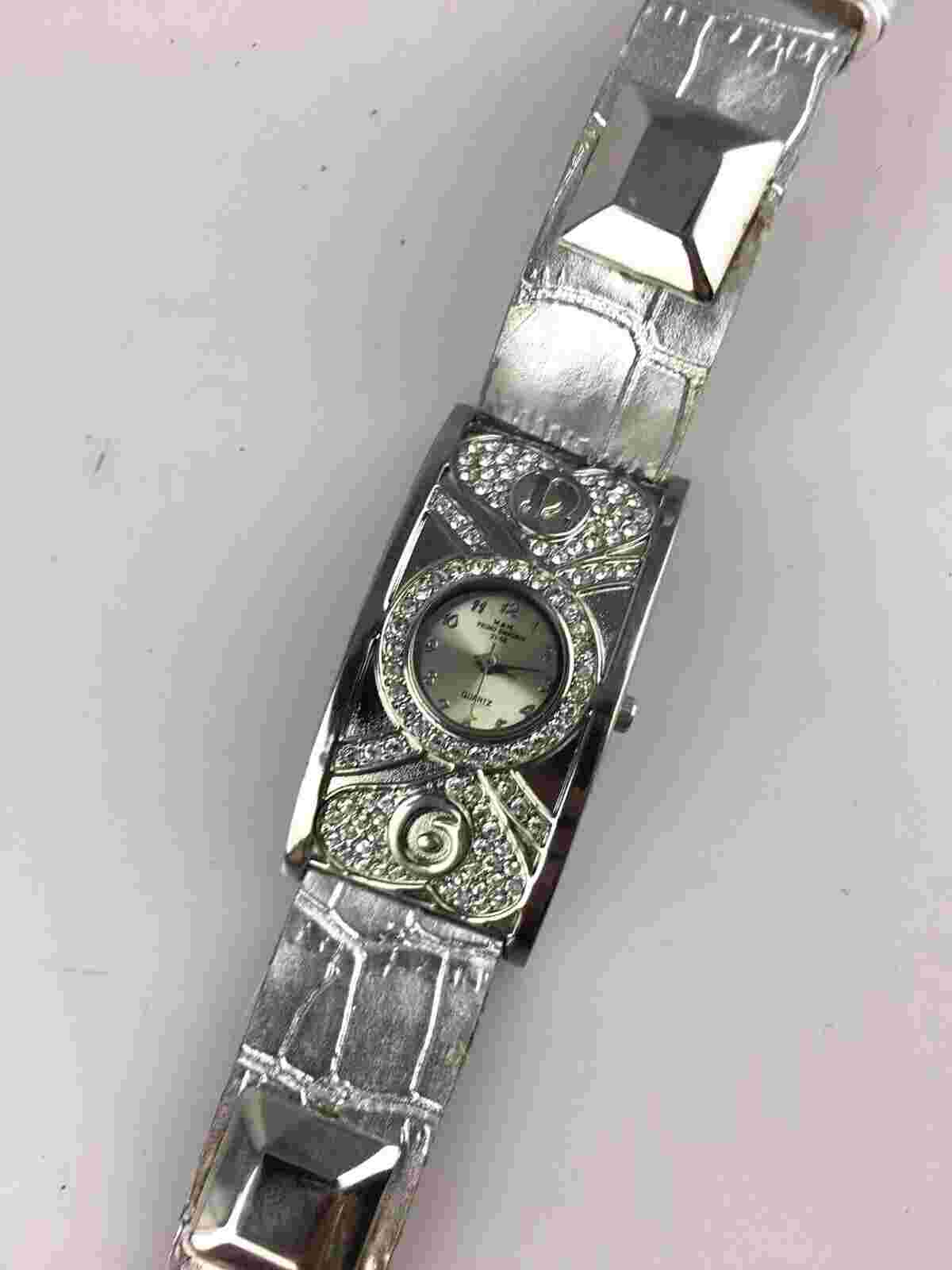 Watch M&M First Emporio Quartz Women 25 mm Steel Working Rhinestones Fashion