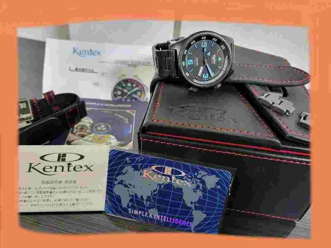 Kentex Landman S678M-06 Automatic All Black IP Limited SS Band w/box