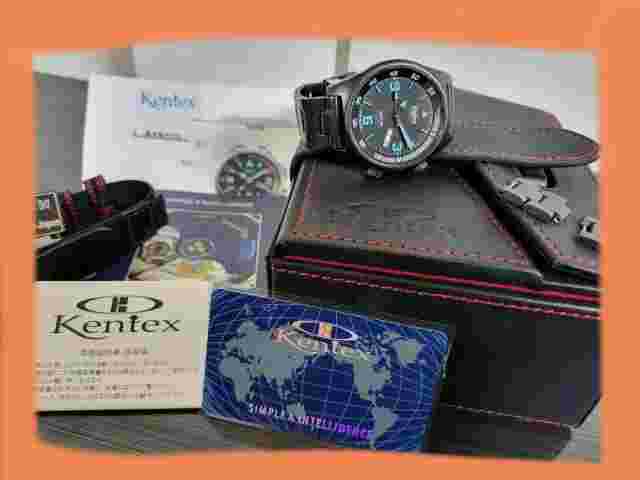 Kentex Landman S678M-06 Automatic All Black IP Limited SS Band w/box