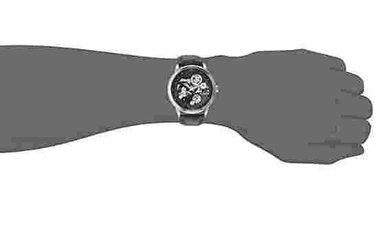 Akribos XXIV Men's AK855SSBR Round Blue Dial Three-hand Quartz Watch