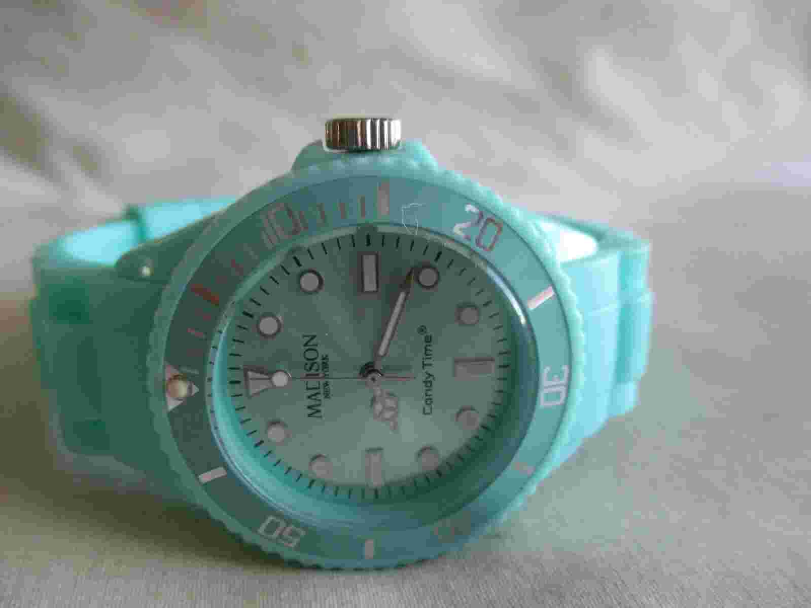 Madison Analog Wristwatch with a Buckle Band and Water Resistance