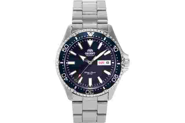 Orient Men's Kamasu Automatic Diving Watch Stainless Steel Silver Ra-aa0002l19a