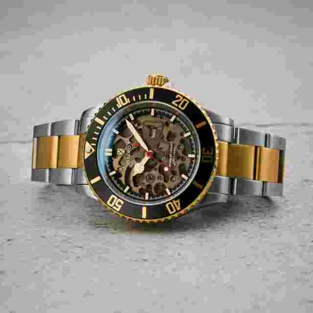 Duxot Atlantica Stainless Steel 40mm Automatic Wristwatch DX-2067-44