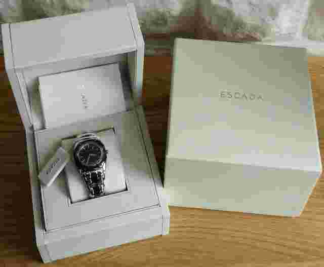 BNIB, ESCADA WOMEN'S SWISS STAINLESS STEEL 'NAOMI' BRACELET WATCH.  RRP £270