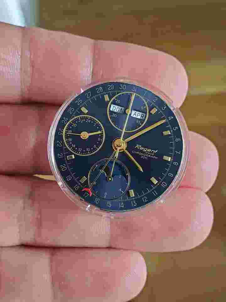 Interesting Valjoux 7751 Moonphase Triple Calendar Chronograph KIT 4 REPAIRS