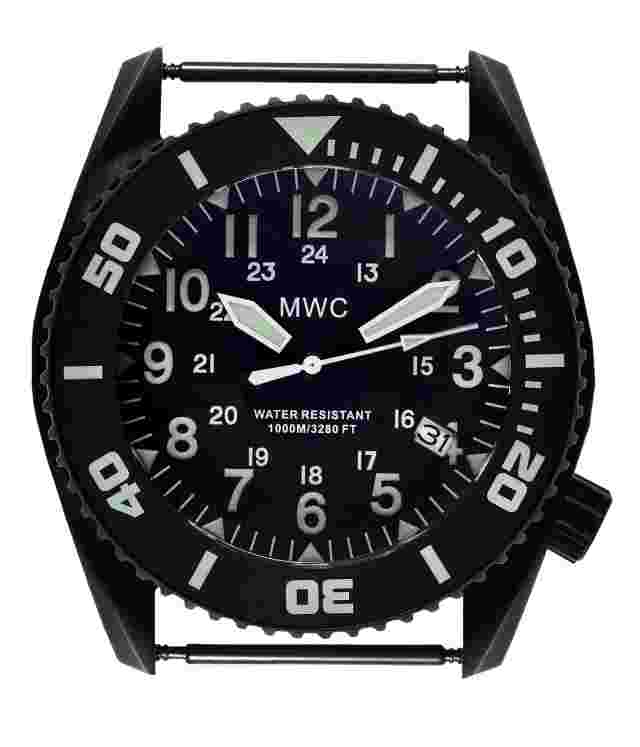 MWC Depthmaster | 1000m | 24Jewel Automatic | 12/24 | PVD Steel | Helium Valve