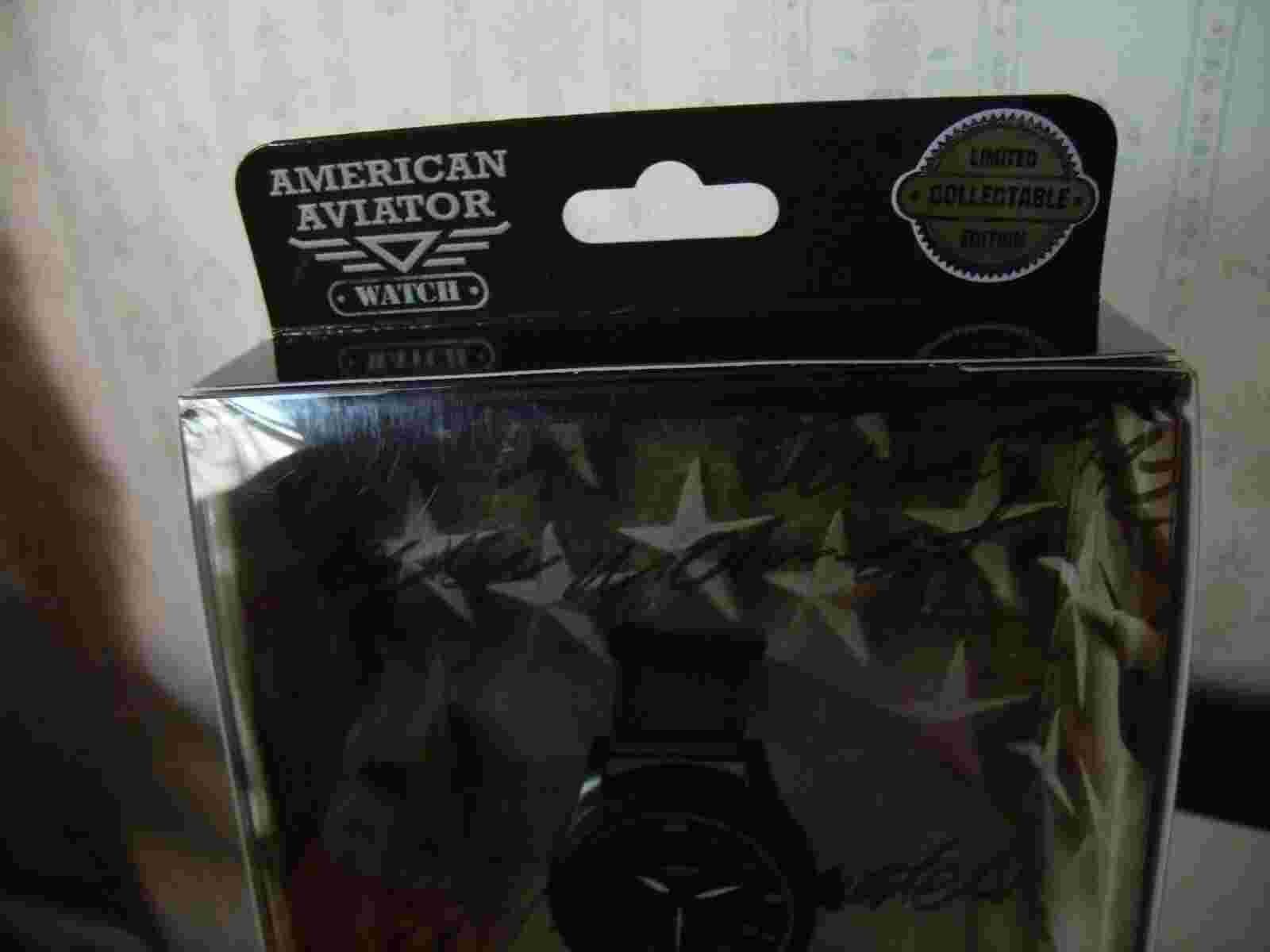 AMERICAN AVIATOR WATCH (RICK HARRISON) LIMITED EDITION COA BRAND NEW