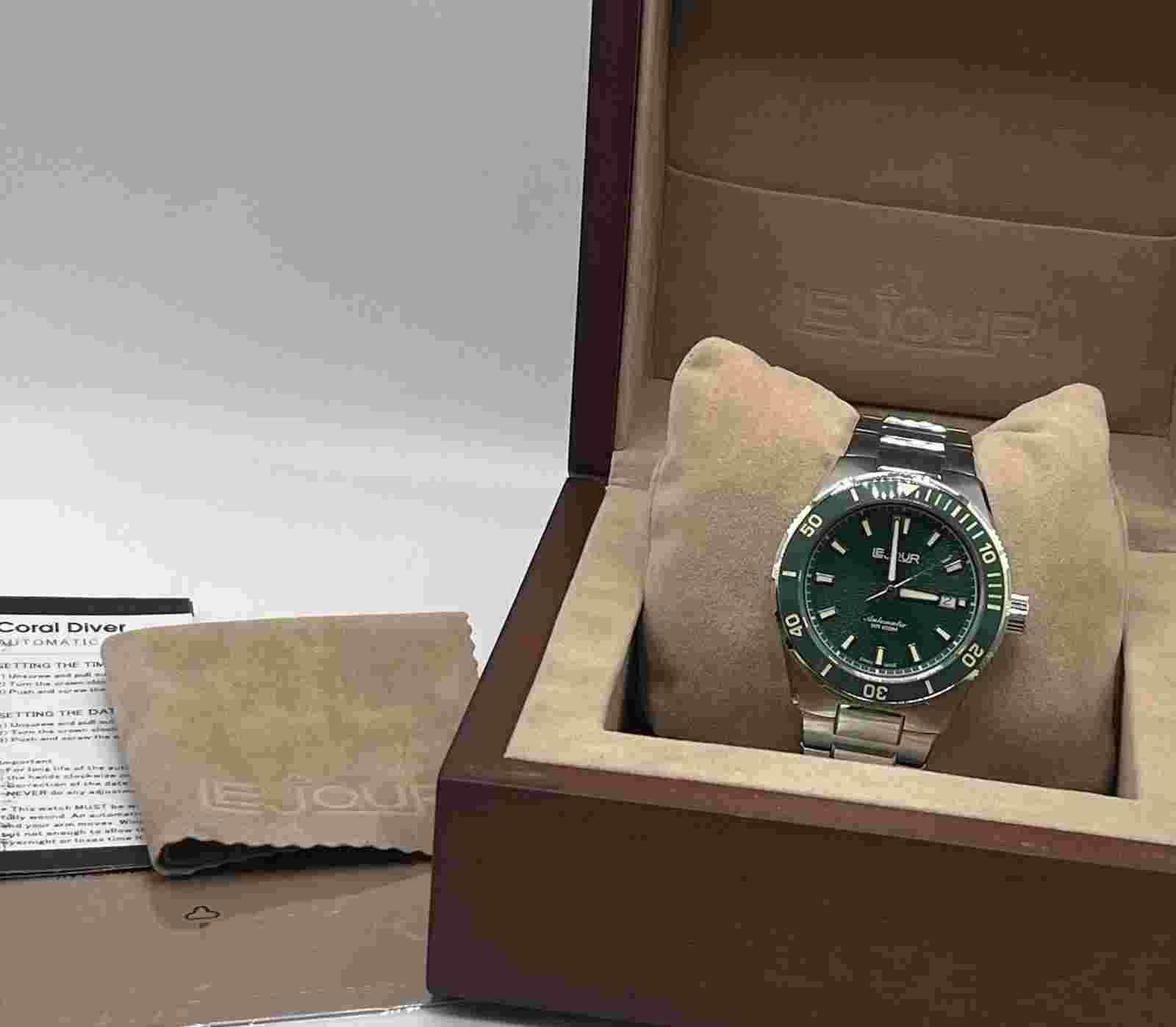 Le Jour Coral Diver Men’s Swiss Automatic Diver - LJ-CD-004