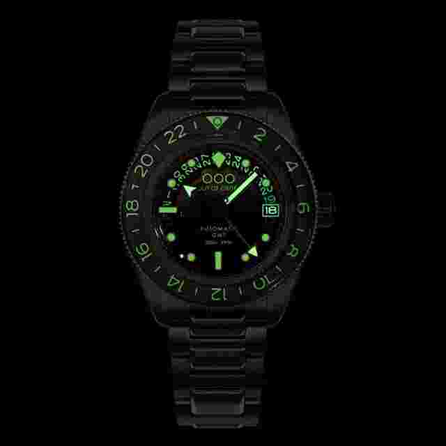 Out Of Order 001-25.CL.BAND.SS Men's Cuba Libre GMT Automatic L/Edition Wristwat