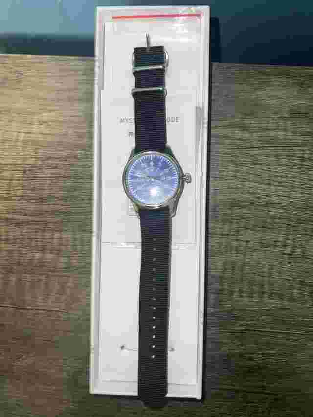 Mysterious Code Men Luxury Watch 40MM Quartz Watches Pilot Wristwatch Sapphire