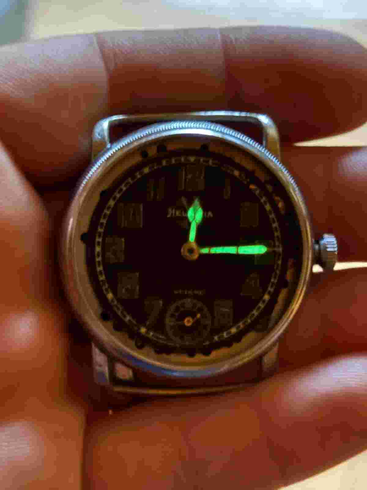 helvetia ww2 pilot watch fliegeruhr spares / repair