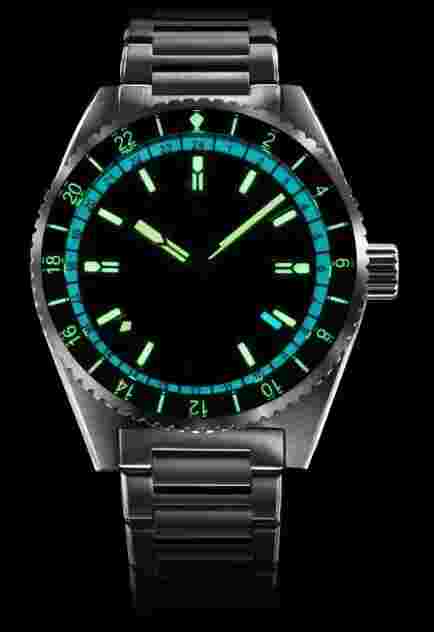 New Zelos BLACKTIP 200m GMT METEORITE 41mm Watch - DEALER & WARRANTY