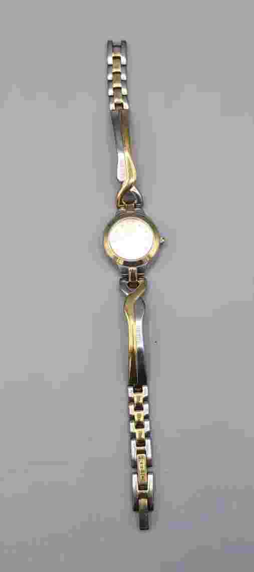 Relic Watch Women Gold Stainless Steel Water Resistant White Quartz