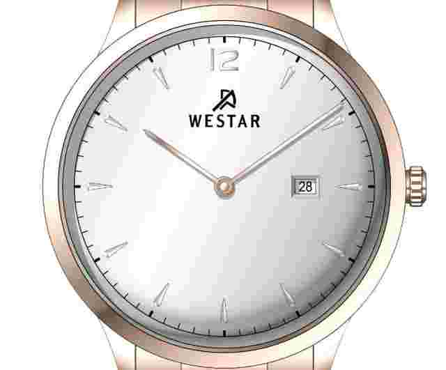 Westar Profile Stainless Steel Silver Dial Quartz 50218PPN607 Mens Watch
