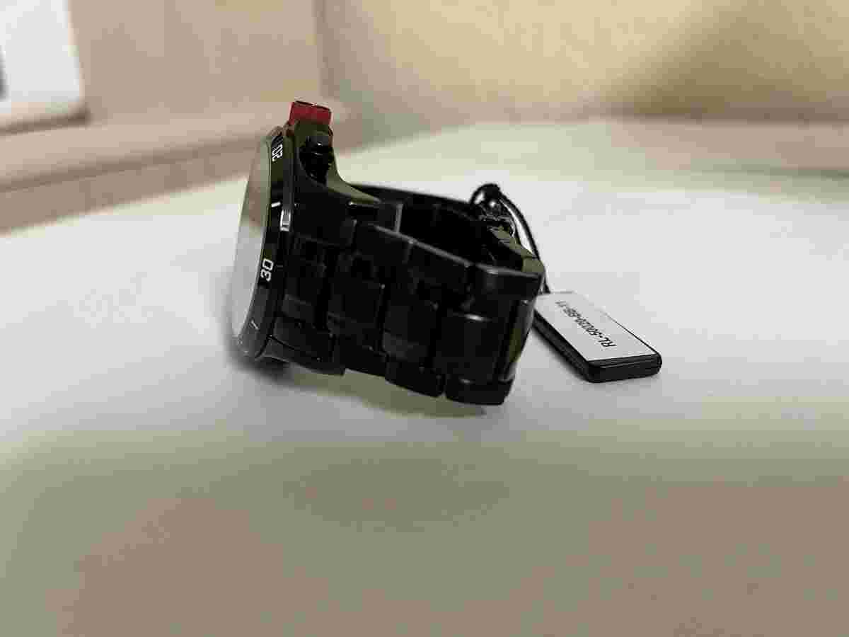red line Men's RL-50020-BB-11 Tech black  Stainless steel ALARM Watch 42.5mm