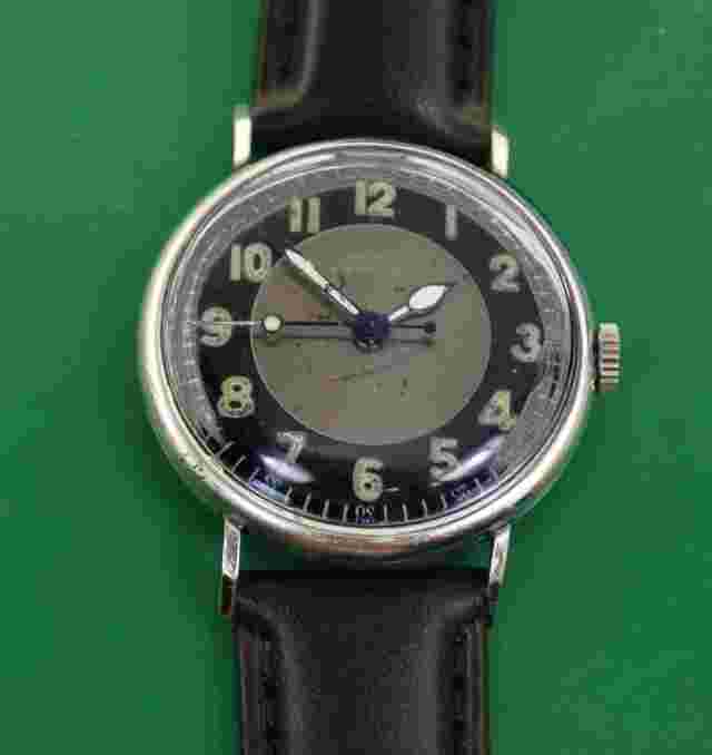 PIERCE Vintage 1940's WWII Military Pilots Watch Super Rare Original Dial