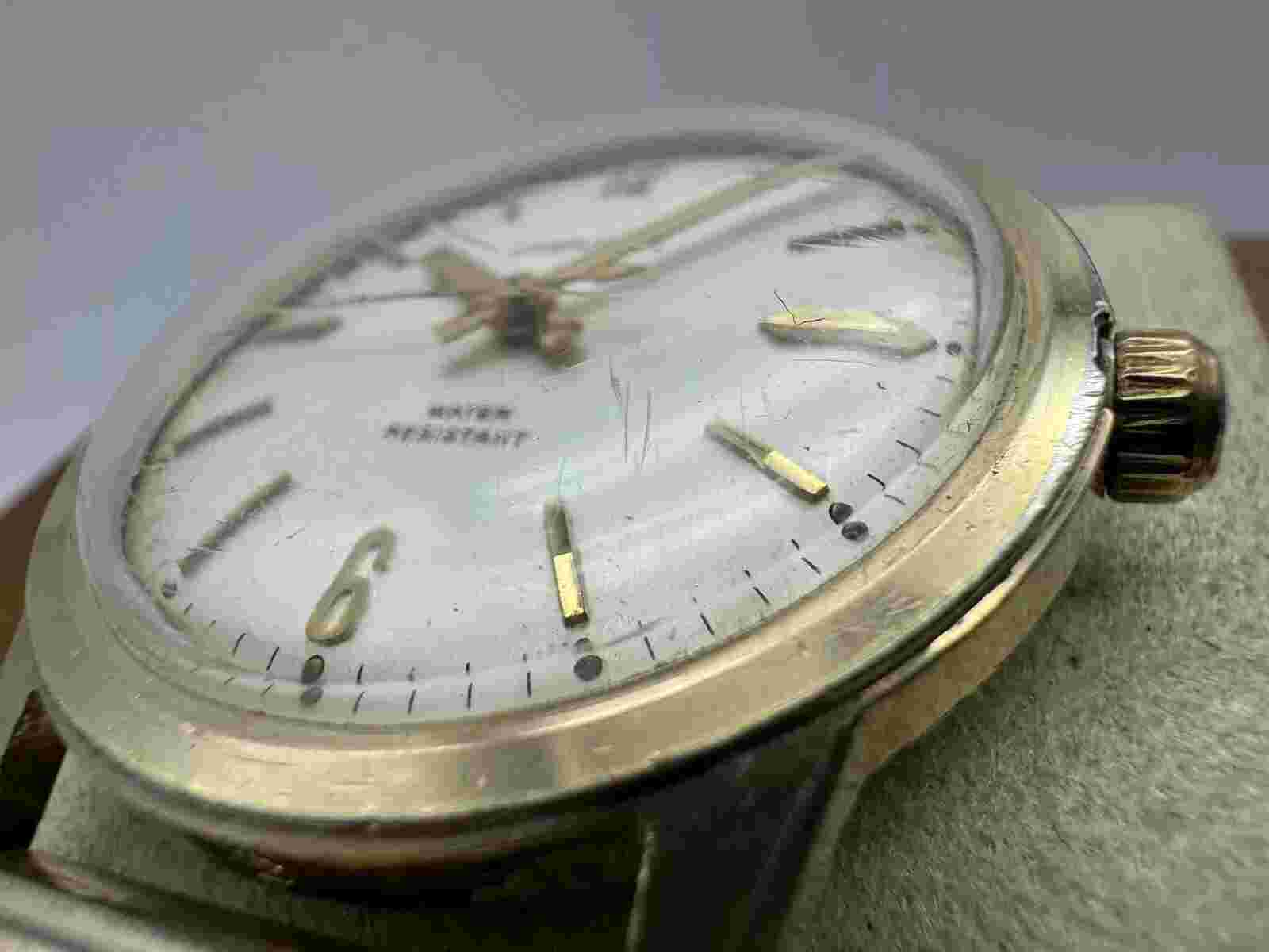 Vintage Caravelle M3 Mens Gold Tone Wrist Watch 17j  - Runs