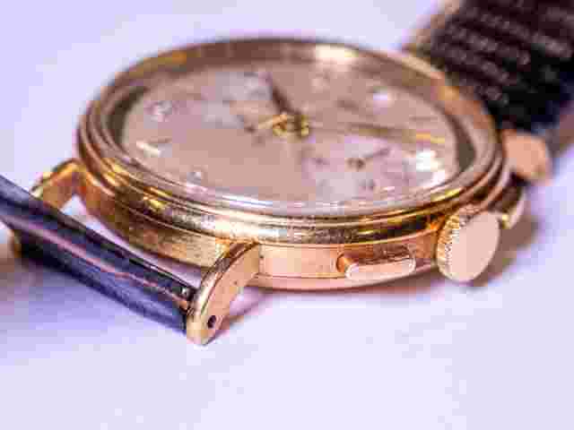 Lemania 18K gold | Chronograph | late 1940's | legendary movement 2310 | rare
