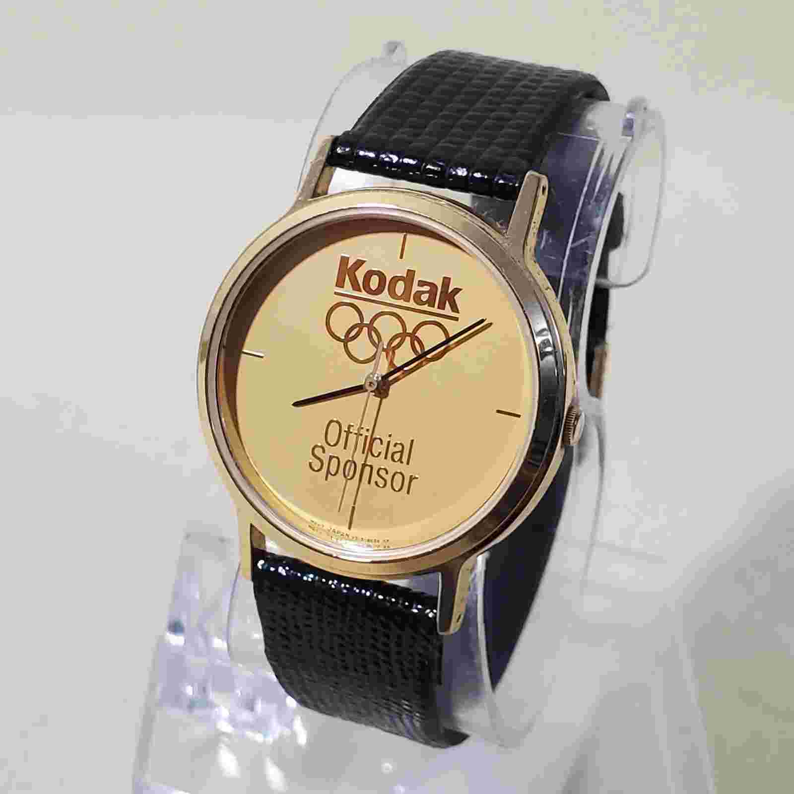 Vintage Kodak V515-8A00 Official Sponsor Olympic Commemorative Watch NOS IN BOX