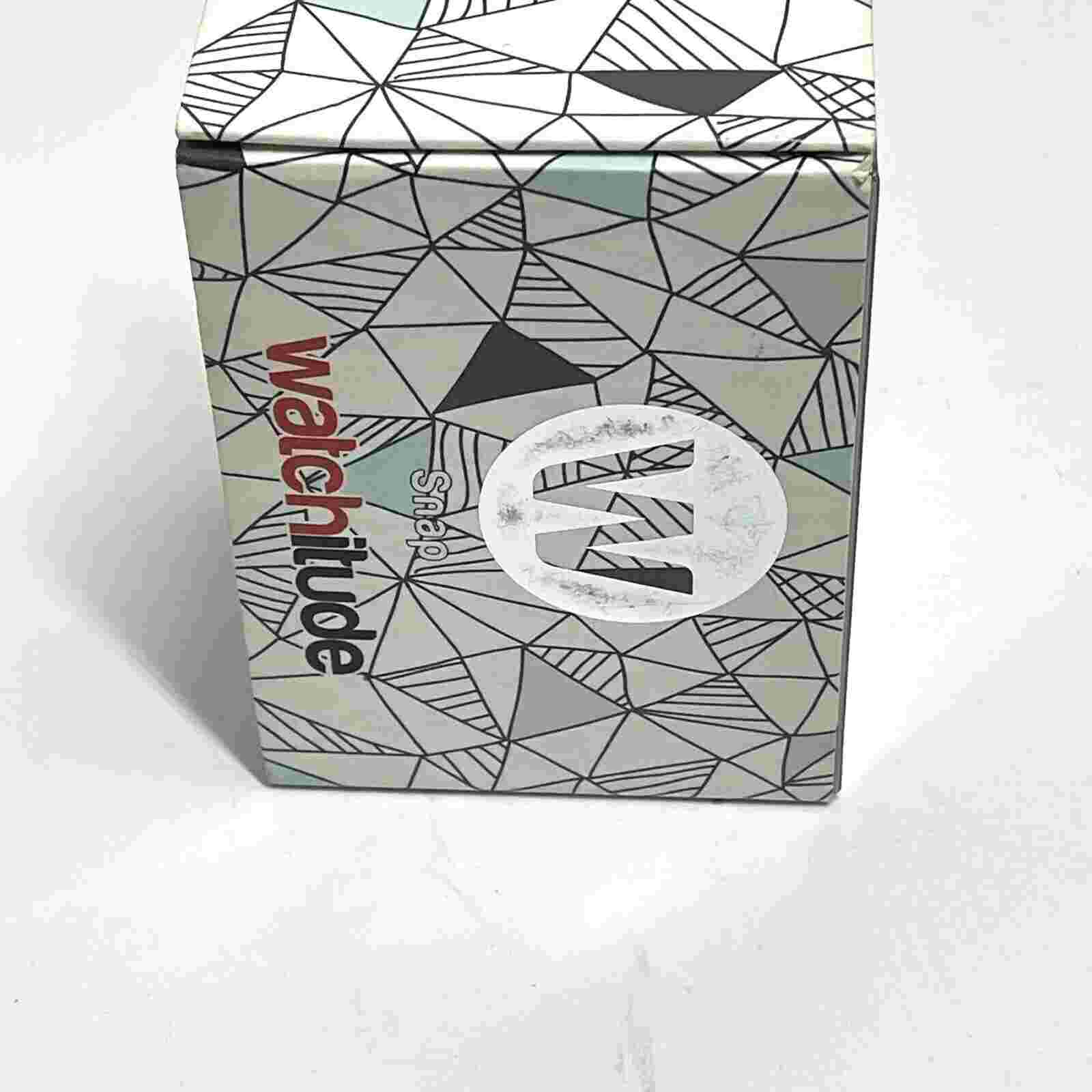 Watchitude Limited Edition Snap Watch #607  Triangle Chaos  New Old Stock in Box
