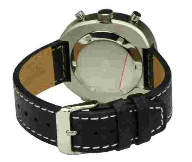 Sorna Men's Watch Automatic Watch Dial Black Leather Watch Band