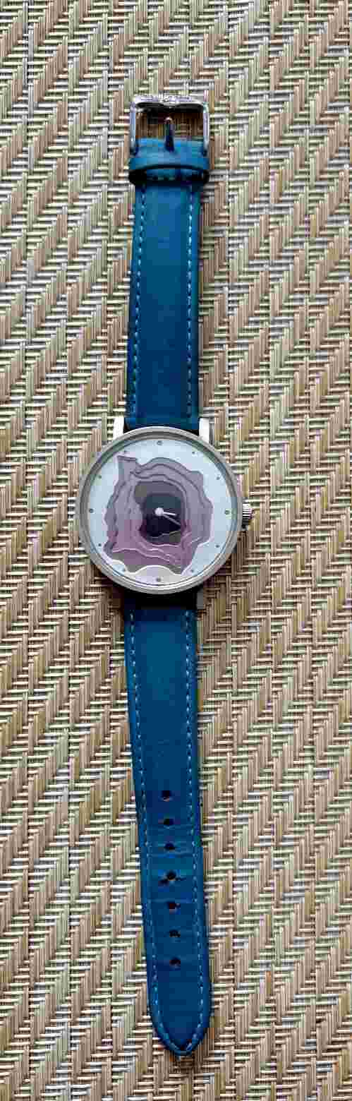 Starking TM0907 Womens Gray Leather Analog Dial Quartz Genuine Wrist Watch Au173