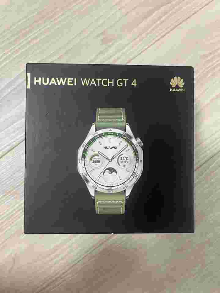 Huawei Watch GT 4 Smartwatch GPS Green Strap Stylish Design New