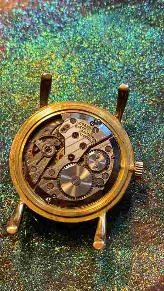 A RARE 1950's 3X Pristine "Rodana" Triple Date Moonphase watch running smoothly!