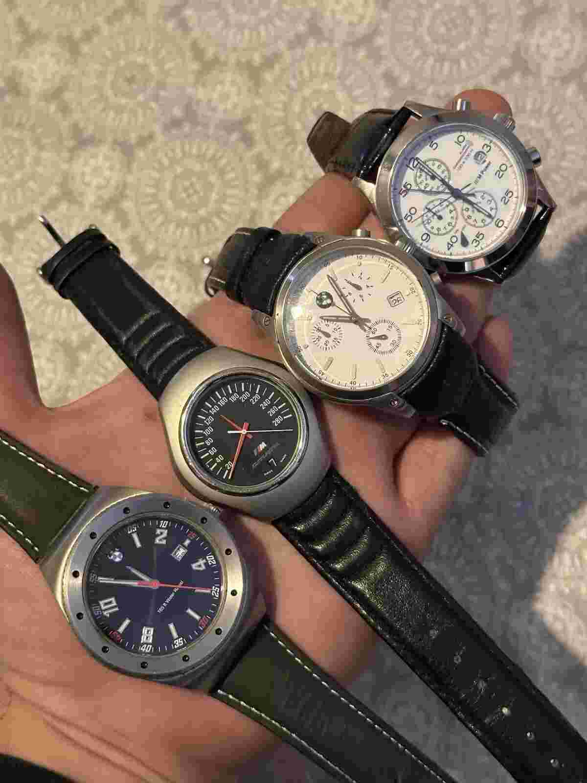 BMW Men's Watch Lot of 4 Limited editions and rare ones