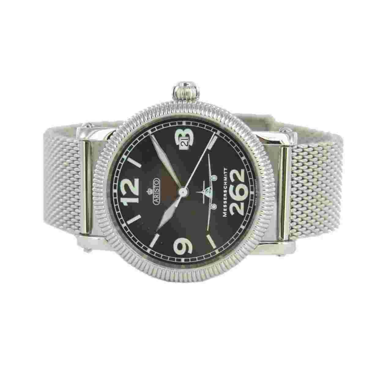 Aristo Men's Messerschmitt Watch Pilot Watch - Small Tango - Automatic 4H262-TT