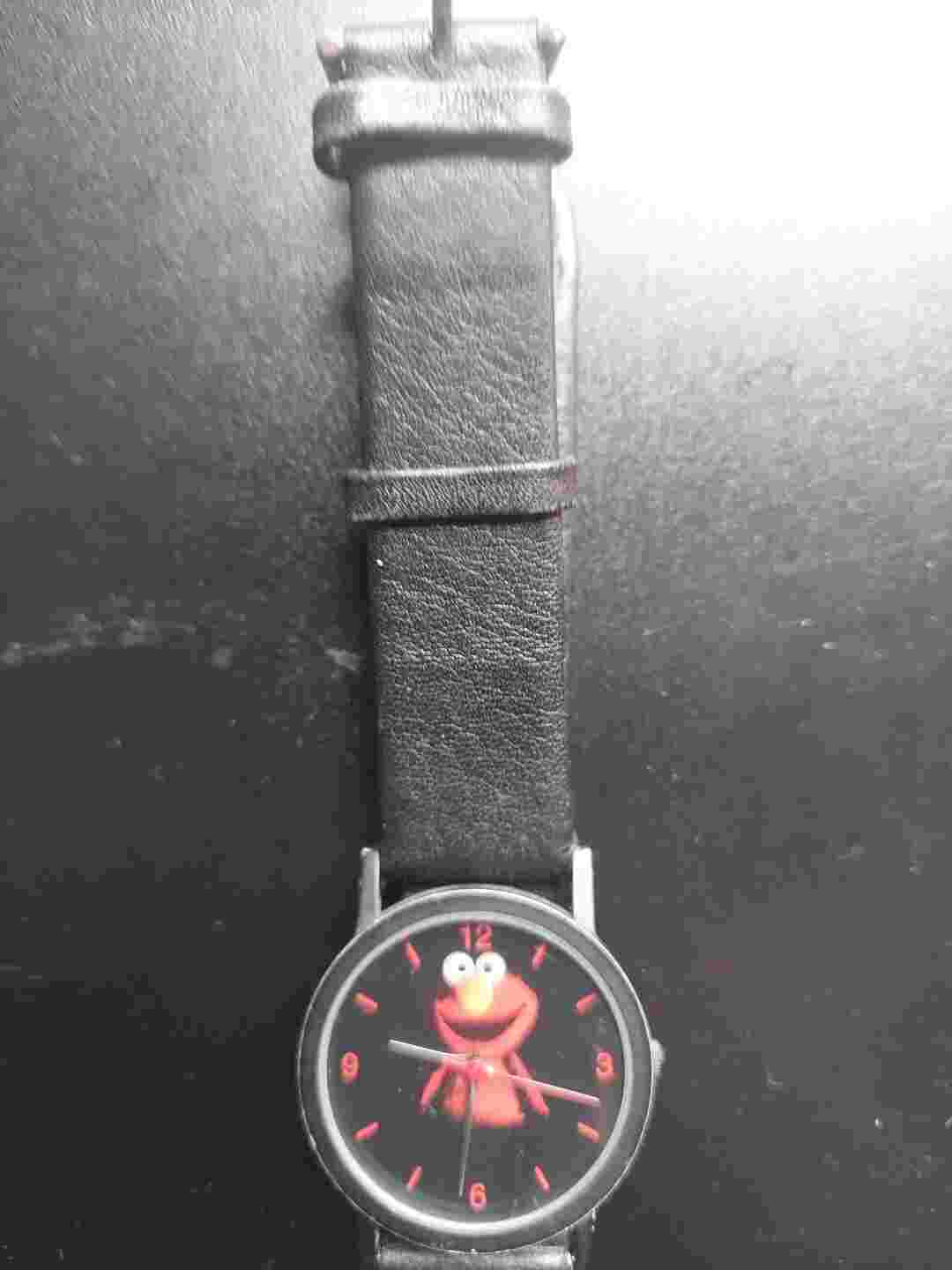 Elmo Character Black Watch Fantasma Sesame Street Jim Henson - Needs battery
