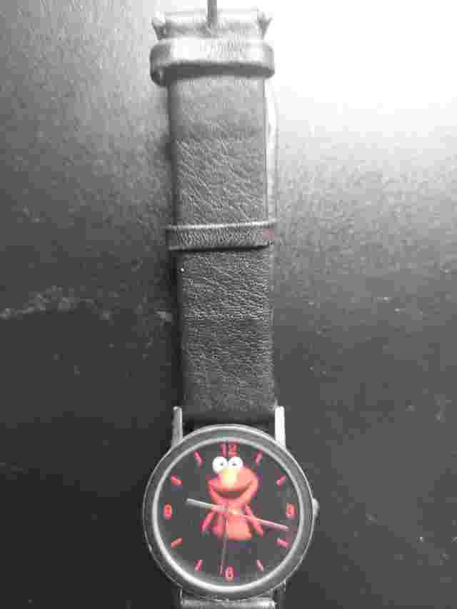 Elmo Character Black Watch Fantasma Sesame Street Jim Henson - Needs battery