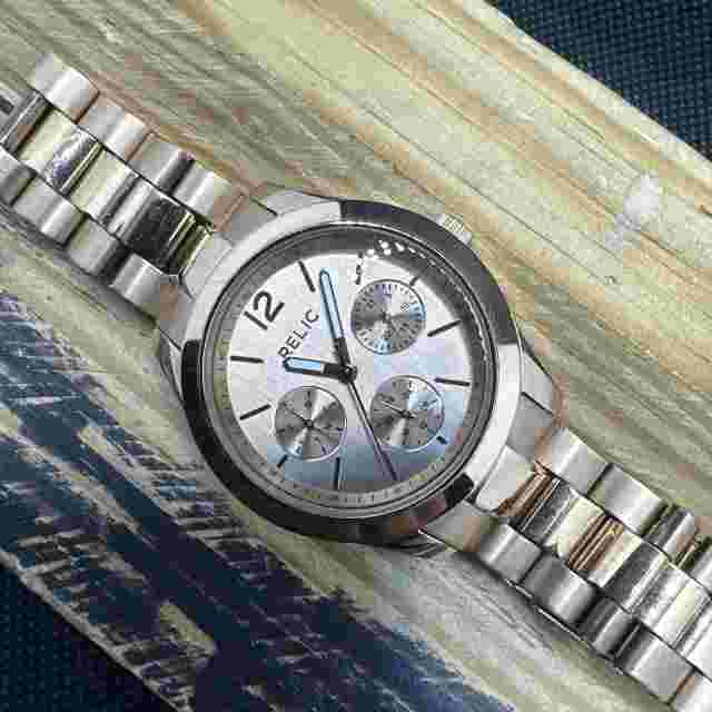 RELIC GIA ROSE GOLD TONE, MULTI DIAL BRACELET WATCH ZR15594