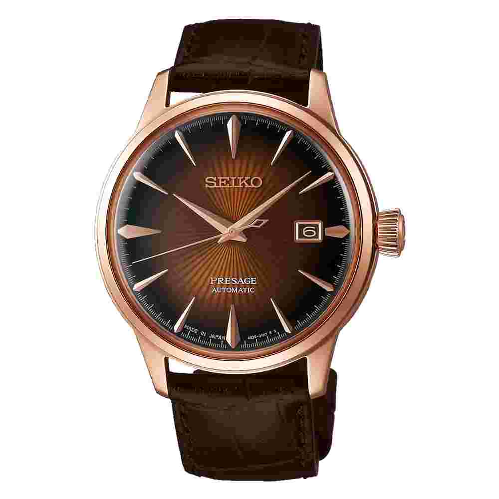 Seiko Presage Brown Men's Watch - SRPB46J1