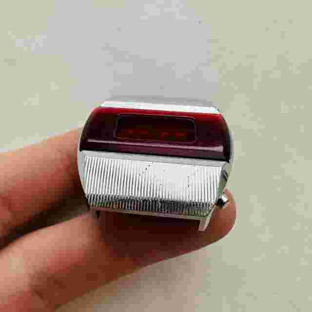 RARE Electronika 1 Red Pulsar PARTS/REPAIR USSR Watch Soviet Vtg Electronica