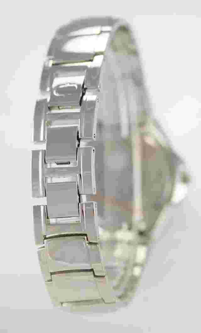 Charles Delon Watch Men Stainless Steel Silver Batt Water Resistant Black Quartz