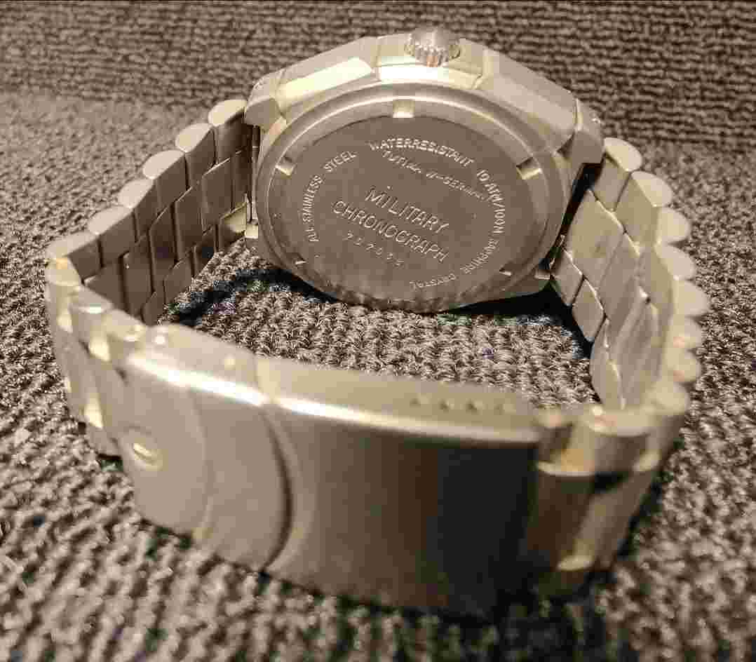 TUTIMA Military Chronograph Cal.5100 No logo Early Automatic winding :JP
