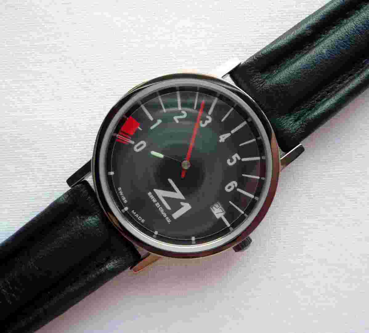 BMW Z1 Classic Car Accessory Collection Speedometer Swiss Made Automatic Watch