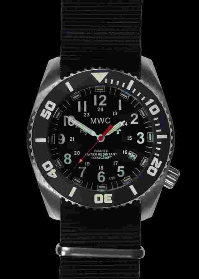 MWC Depthmaster |1000m | Ronda 715li | Stainless Steel | Helium Valve | GTLS