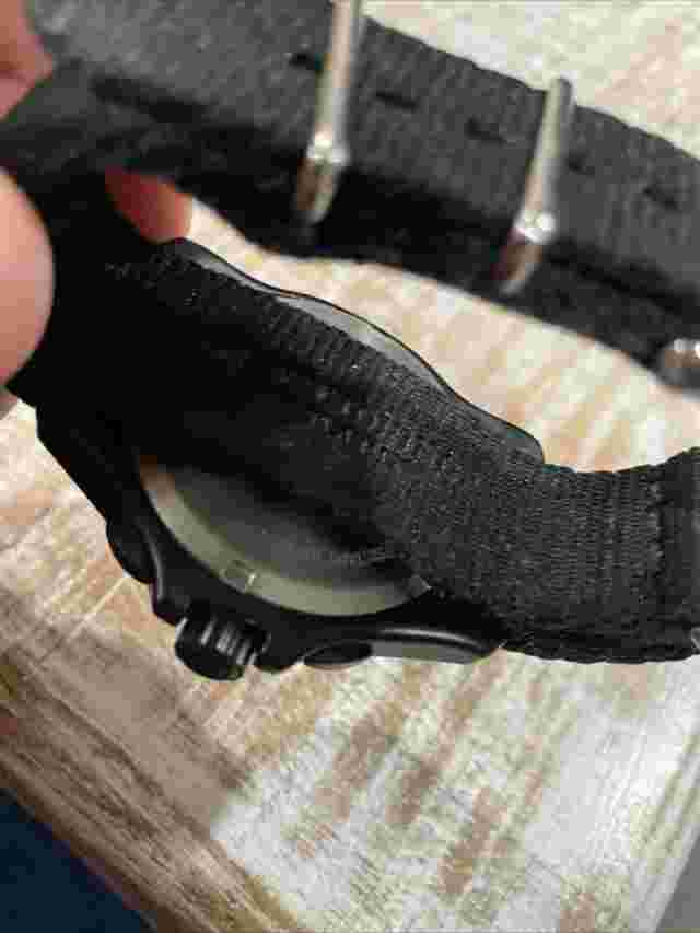 NEW Swiss Army Original Chronograph Black Nylon Men's Watch 241534 SHIP FREE