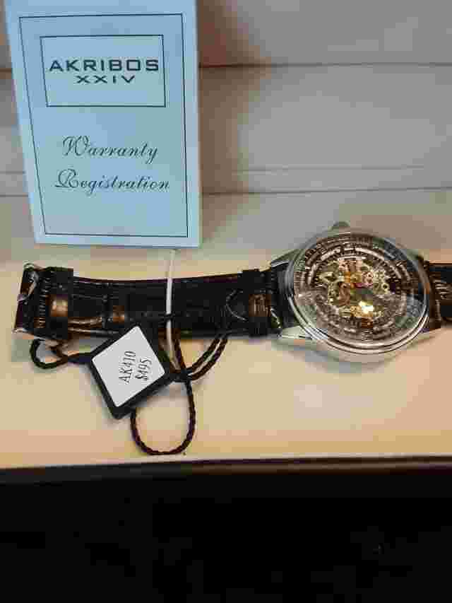 Akribos XXIV Skeleton 40mm Automatic Men's Watch $495 13