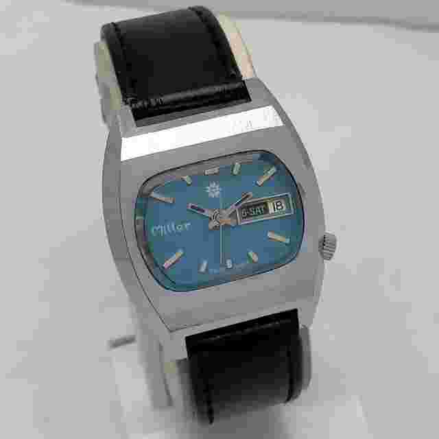 Miller 1217-21 Manual Winding Day/Date Vintage Men’s Watch MUR314MHN2