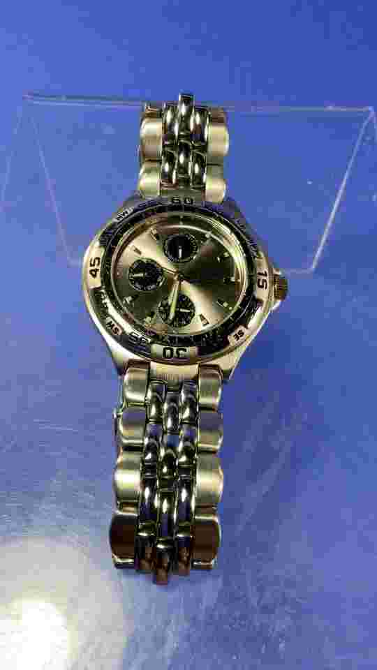Men's Merona 3ATM Day/Date Watch, Quartz, Water Resistant w/ Adjustable Band