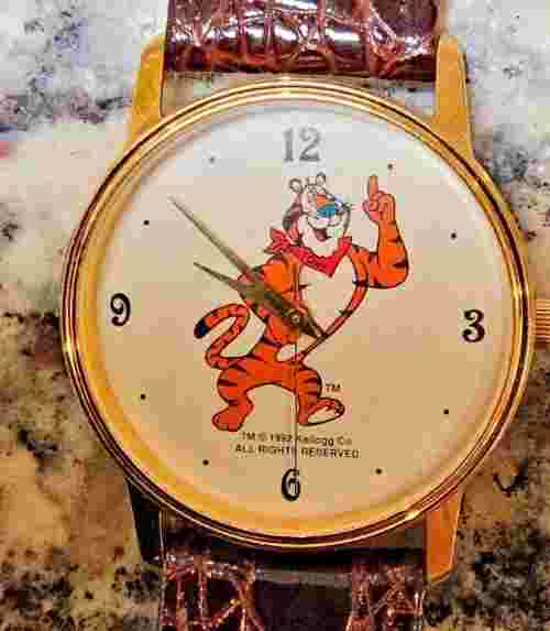 1992 "Tony The Tiger" Watch Leather Band New Battery