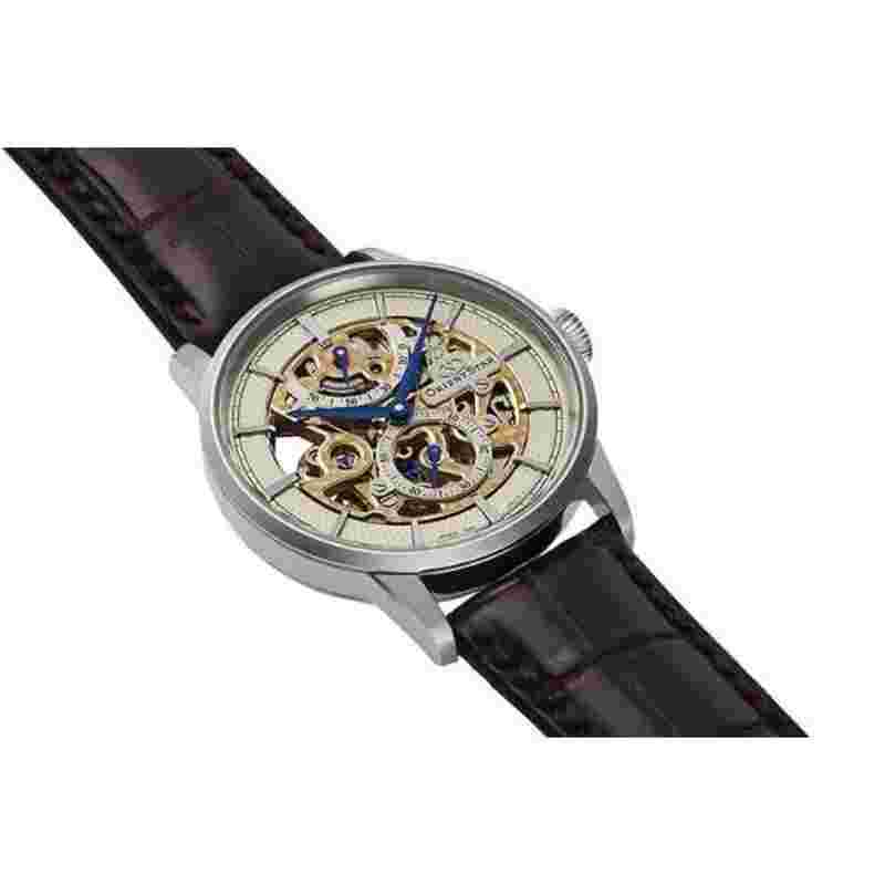 Orient Star RK-AZ0001S Classic Skeleton Hand-wound Men's Wristwatches SS