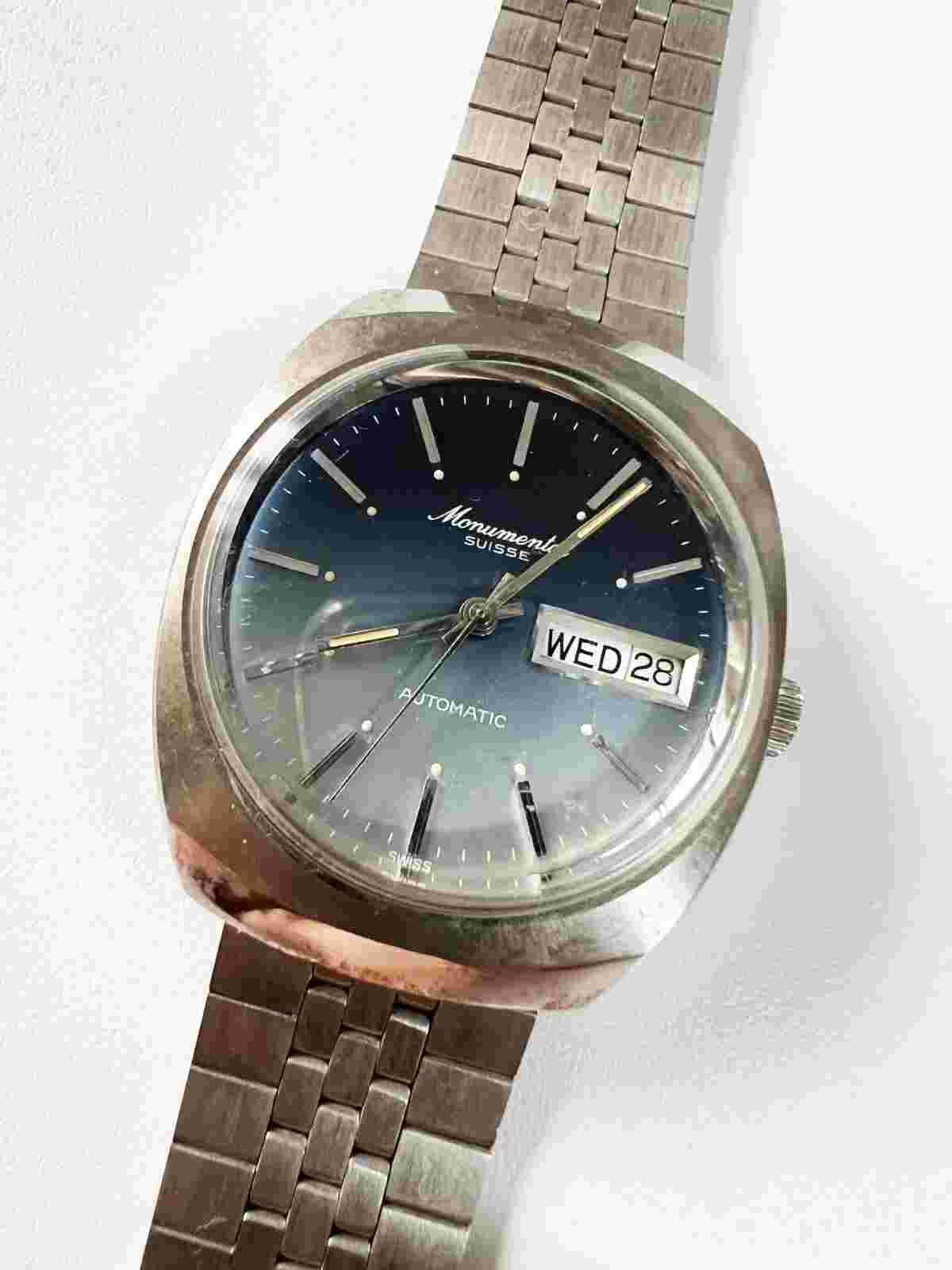 MONUMENTAL - Automatic Vintage 25 Jewels Incabloc 70-80s - NOS - Swiss Made