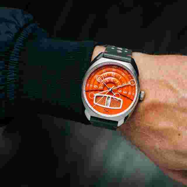 Xeric Halograph III Automatic Racing Orange Watch - Brand New